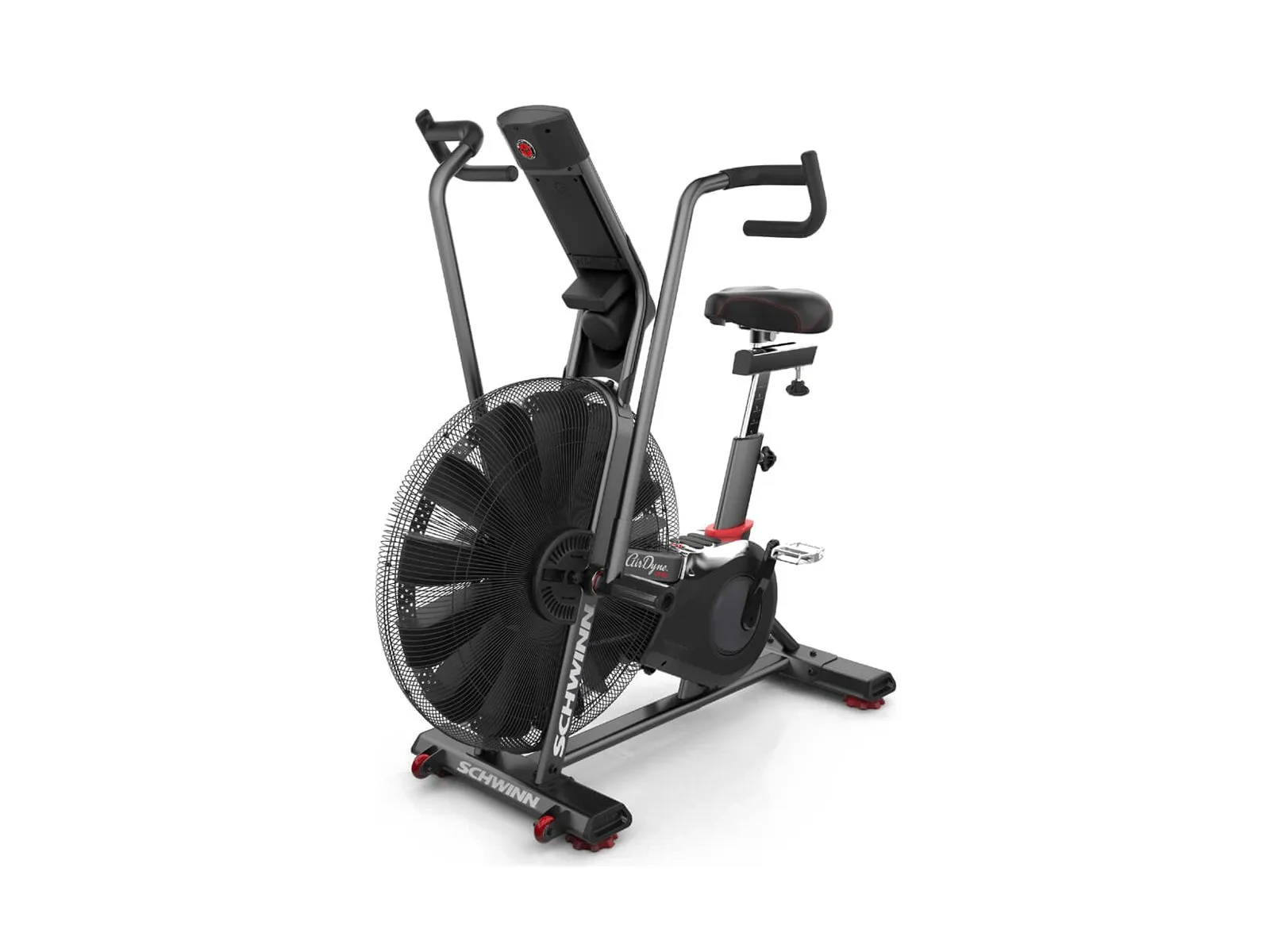 Schwinn Airdyne AD8 airbike mot vit bakgrund